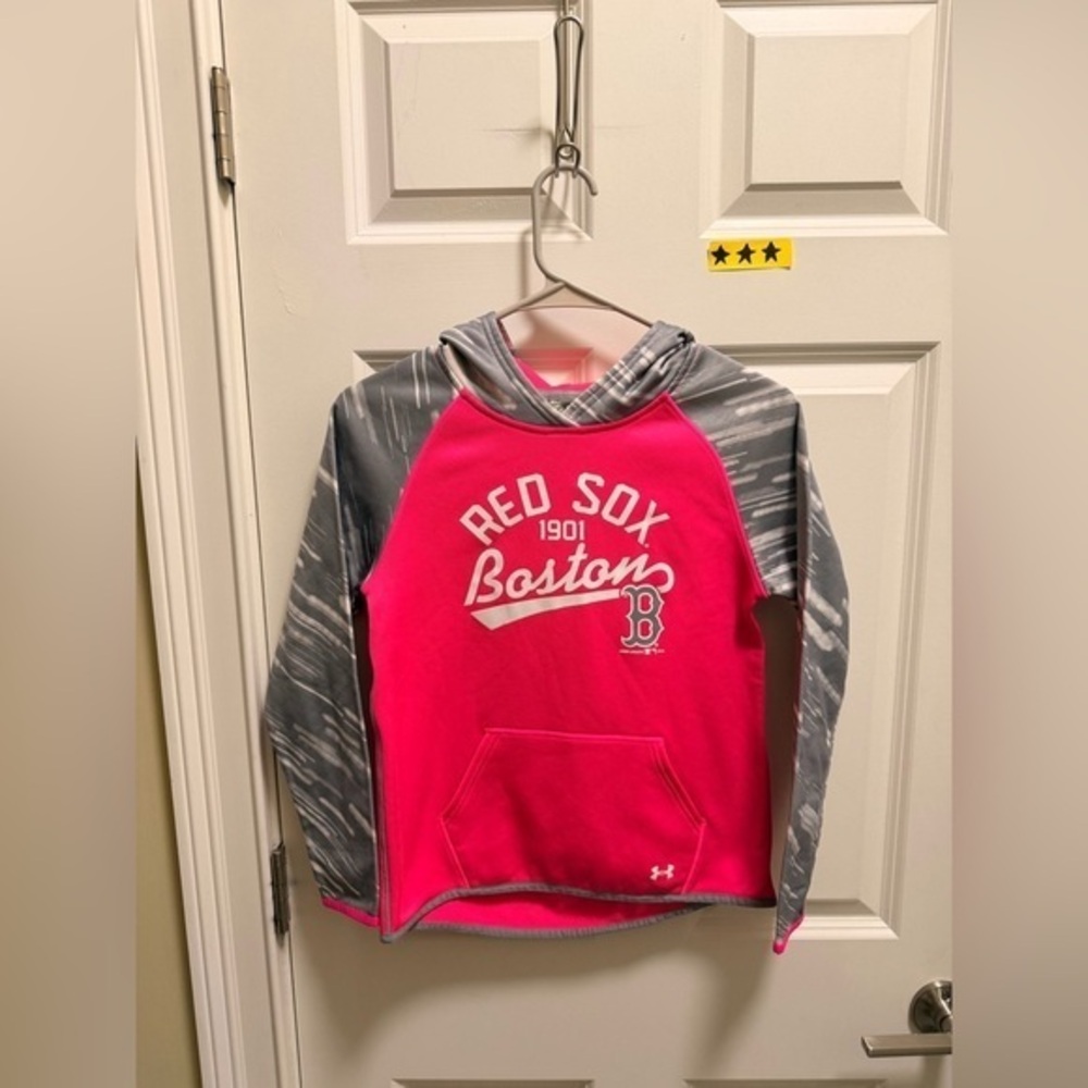 Youth Girls Under Armour Cold Gear Boston Red Sox Hoodie